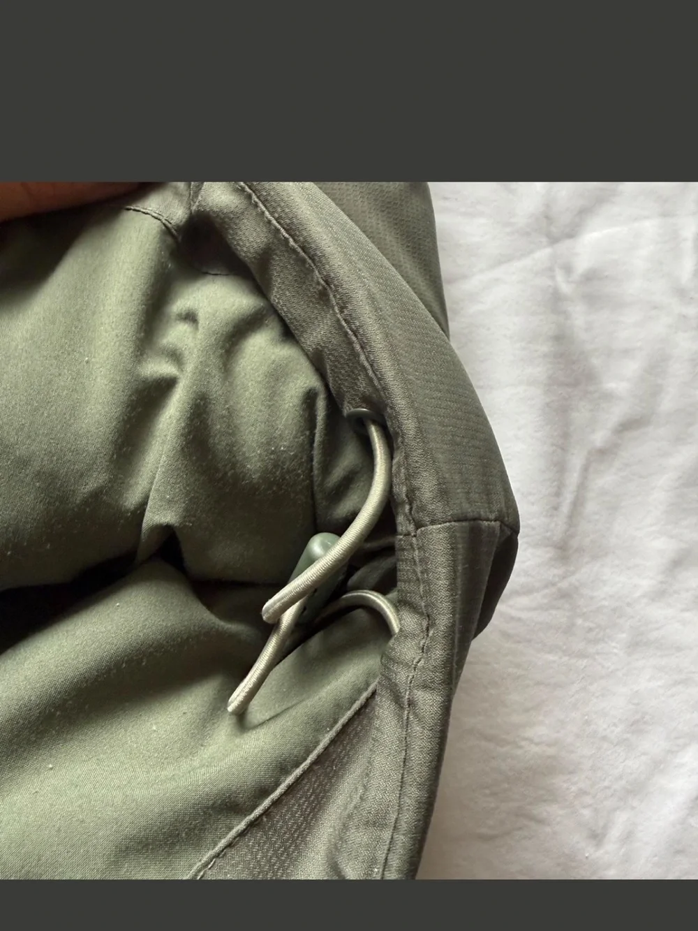 Girlfriend Collective Sage Green Puffer Jacket